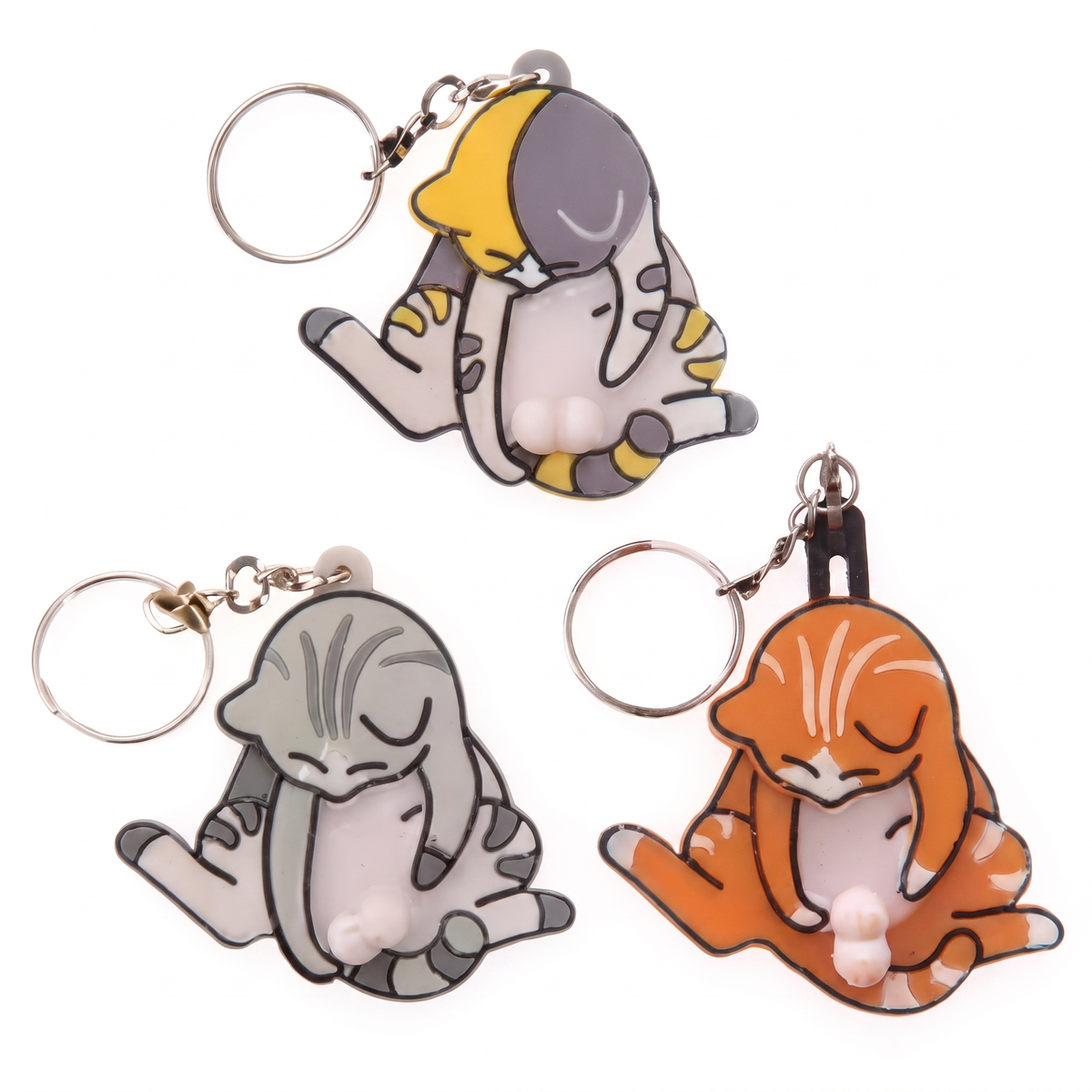 Mischief Cat - Interactuve Cat Keychain