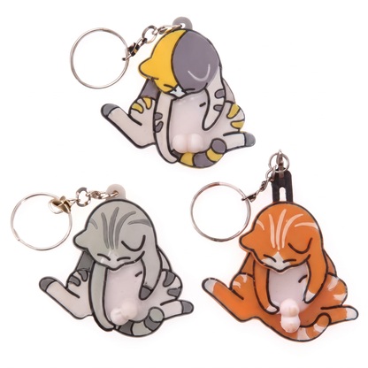 Mischief Cat - Interactuve Cat Keychain